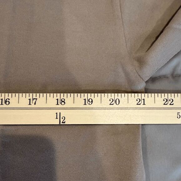 NEW! NINETY PERCENT Organic Cotton Crop Crew Button Neck Top Pebble OverSized XS - Picture 10 of 14